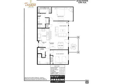 condo rentals in phoenix az - augustine floorplan