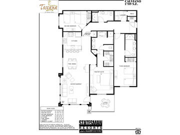 condo rentals in phoenix az -calviano floorplan