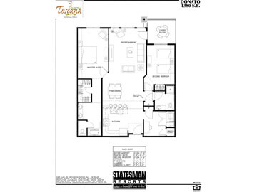 condo rentals in phoenix az - floorplan donato